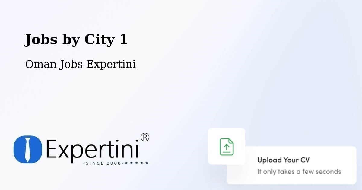 City Jobs in Oman - Expertini