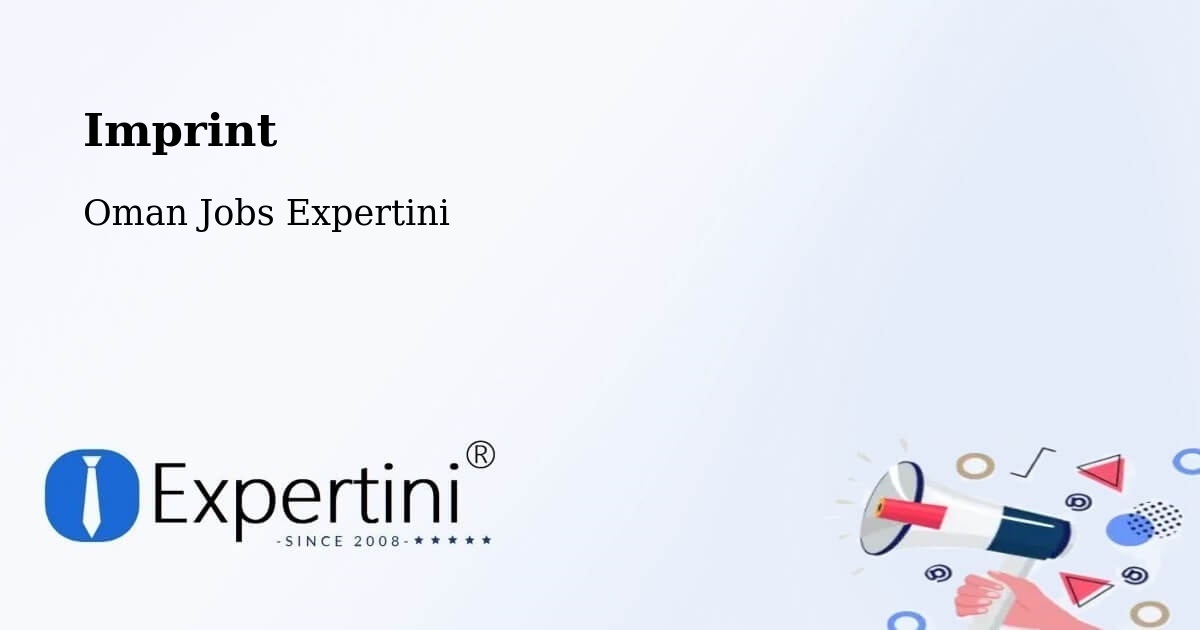 Imprint – Shināş - Oman Jobs Expertini